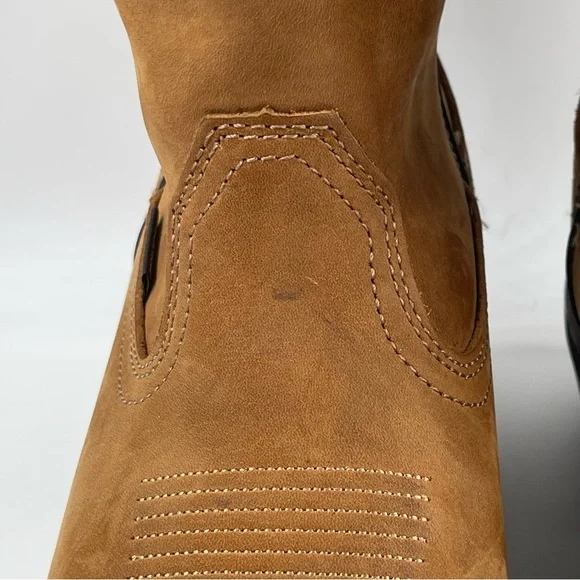 NIB! Dan Post Men’s Albuquerque Waterproof Brown Western Work Boots Soft Toe- 11 - Picture 10 of 15